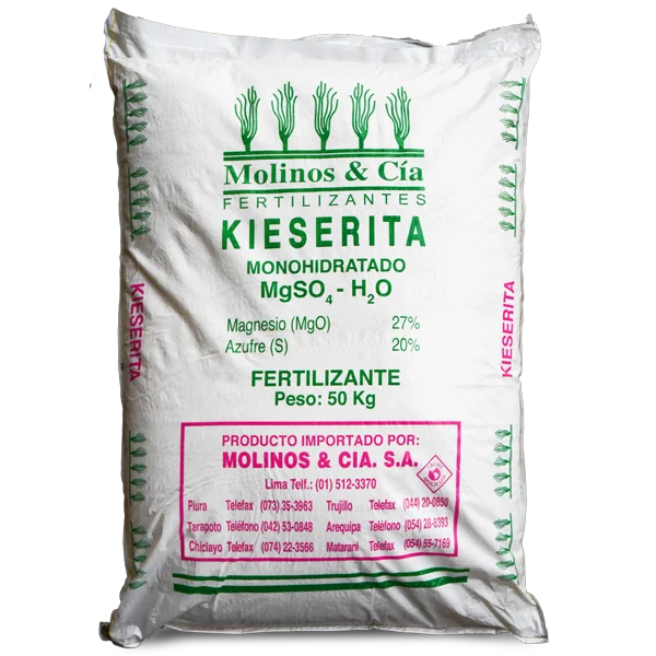 Kieserita (Sulfato de Magnesio Monohidratado)